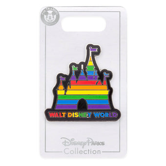 Disney Parks Rainbow Collection Fantasyland Castle Pin Walt Disney World 2020