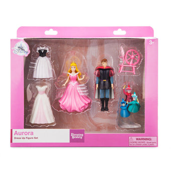 Disney Parks Aurora Dress Up Figure Set New with Box