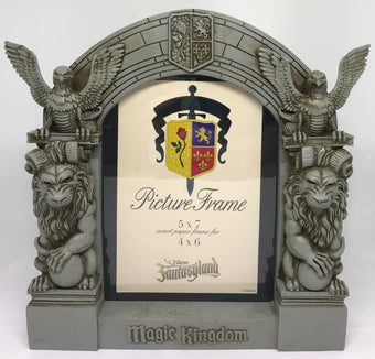 Disney Parks Magic Kingdom Beauty and the Beast Photo Bog Statue Frame New