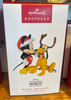 Hallmark 2022 Disney Mickey Mouse and Pluto Christmas Ornament New With Box
