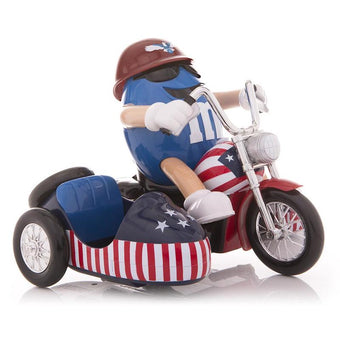 M&M's World Blue Character Motorbike Candy Dispenser new with Tags