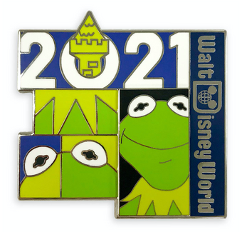 Disney Parks WDW 2021 The Muppets Kermit Pin New with Card
