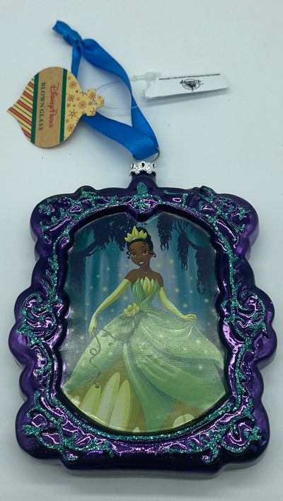 Disney Port Orleans French Quarter Princess Tiana Glass Christmas Ornament New