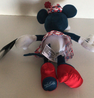 Disney Parks 9inc Minnie Mouse Americana Plush New with Tags