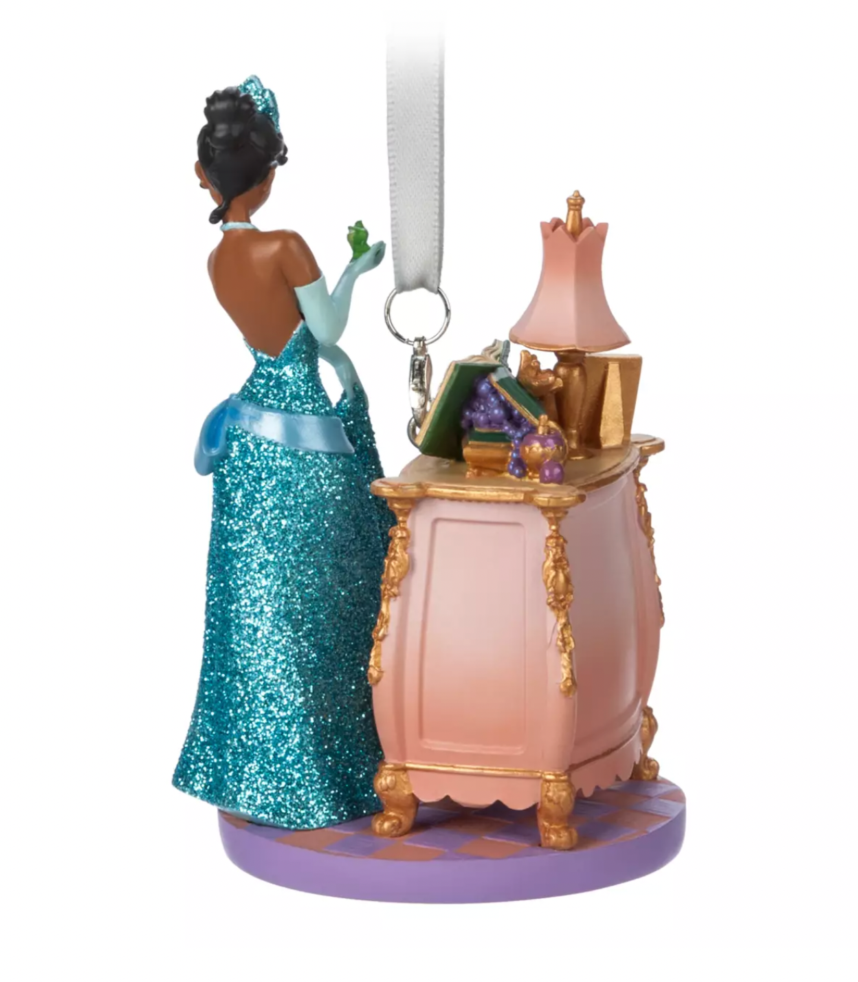 Disney Sketchbook Tiana and Naveen Fairytale Christmas Ornament New with Tag