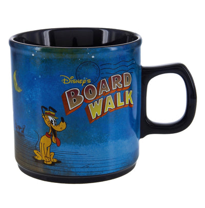Disney Parks Mickey and Minnie Boardwalk Resort Ceramic Coffee Mug New