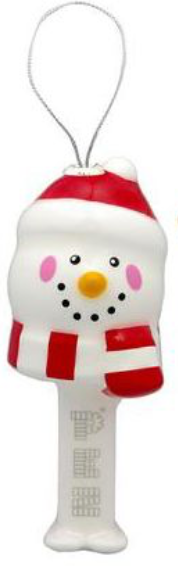 PEZ Candy Tree Snowman Christmas Ornament Adornos New With Tag