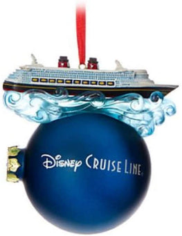 Disney Parks Cruise Line Ship Boat Ball Christmas Ornament New with Tag
