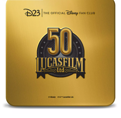 Disney D23 Exclusive Lucasfilm 50th Anniversary Pin Set Limited Edition New