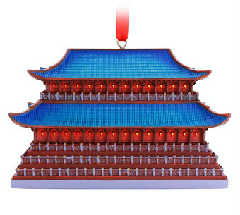 Disney Castle Collection Mulan Imperial Palace Ornament Limited New with Box