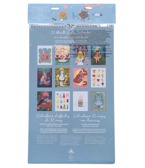 Disney Parks 2023 Artist Ann Shen Poster Art Calendar 12 Months New