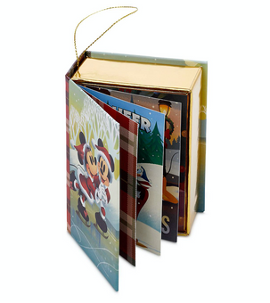 Disney Parks Mickey Minnie Wishes Musical Book Christmas Ornament New With Tags