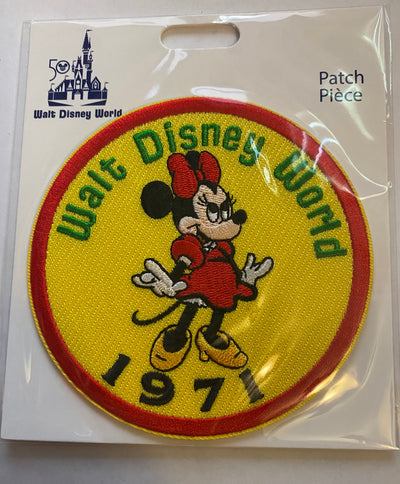 Disney Walt Disney World 50th Celebration Minnie Vault Patch New Sealed