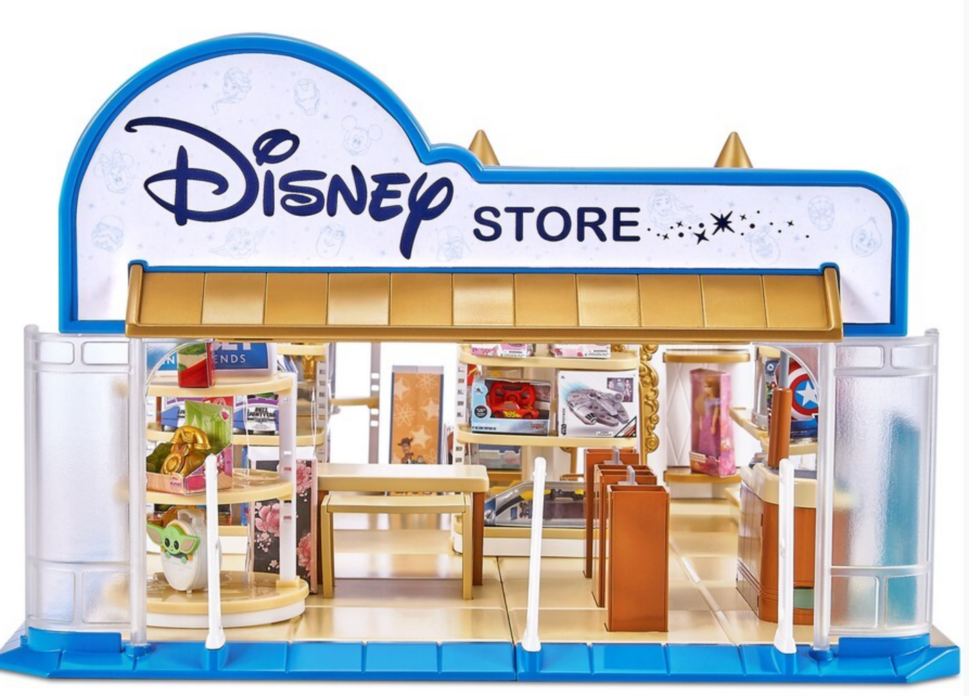 Mini Brands 5 Surprise Disney Store Playset with 2 Exclusive Minis by Zuru New