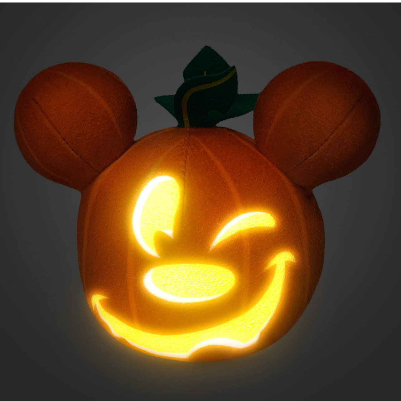 Disney Halloween 2020 Mickey Mouse Mini Pumpkin Light-Up Plush New with Tag