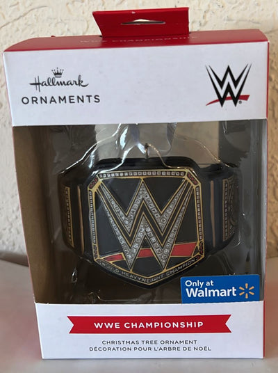 Hallmark WWE Championship Belt Walmart Exclusive Christmas Ornament New With Box
