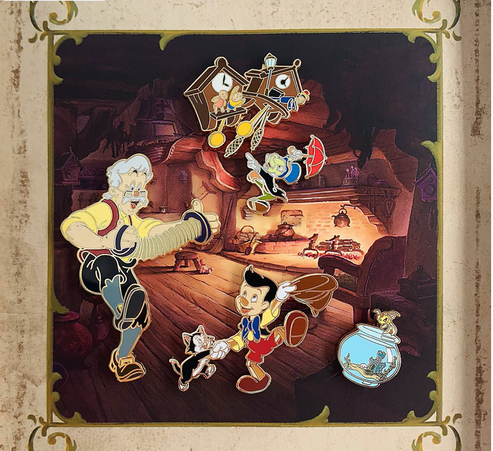 Disney Pinocchio 80th Anniversary Jumbo Pin Limited Edition