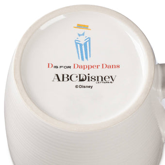Disney Parks ABC Letters D is for Dapper Dans Ceramic Coffee Mug New