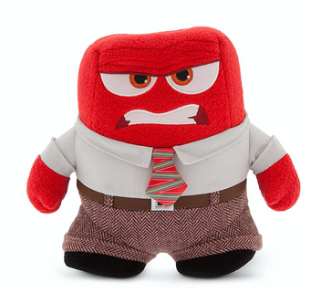 Disney Pixar Anger Plush Inside Out Small New with Tag