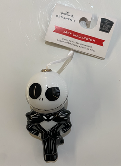 Hallmark Disney Jack Nightmare Before Decoupage Christmas Ornament New With Tag