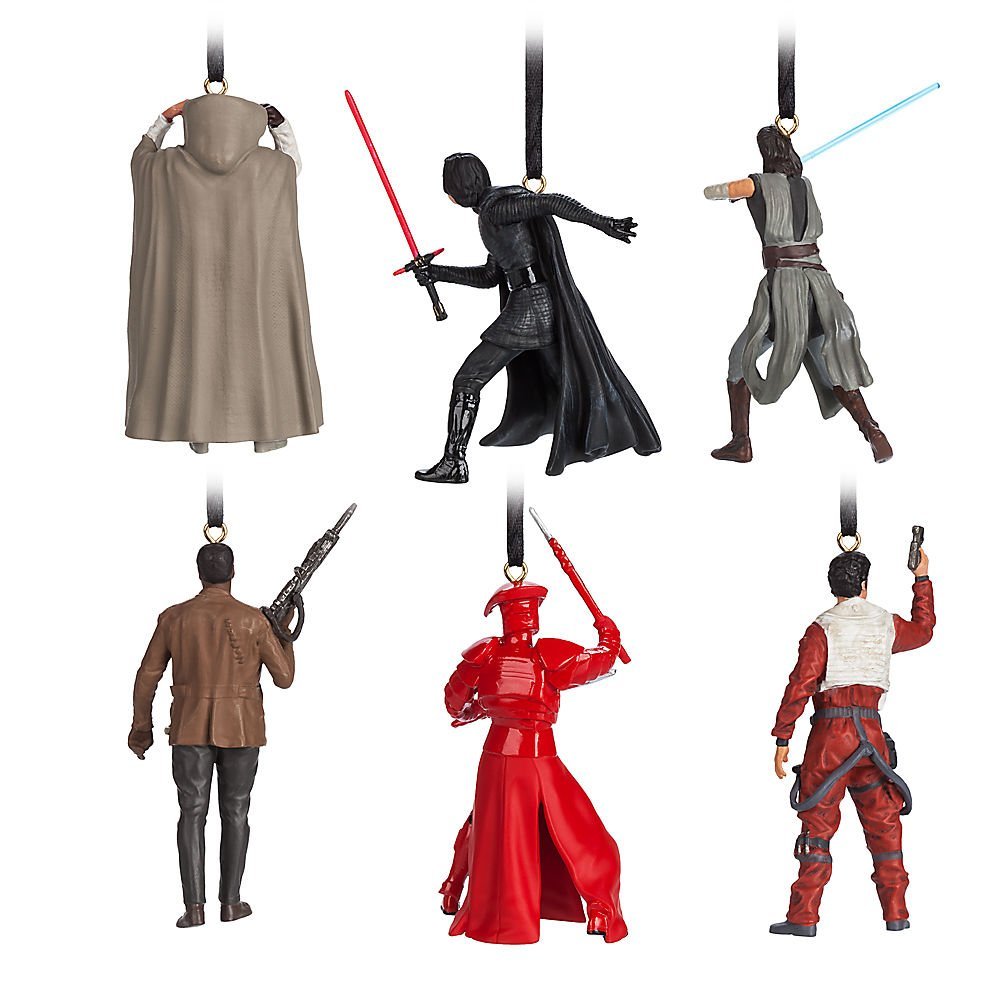 Disney Store The Last Jedi Limited Christmas Ornament Set New with Box