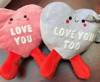 Hallmark Better Together Conversation Hearts Magnetic Plush New with Tag