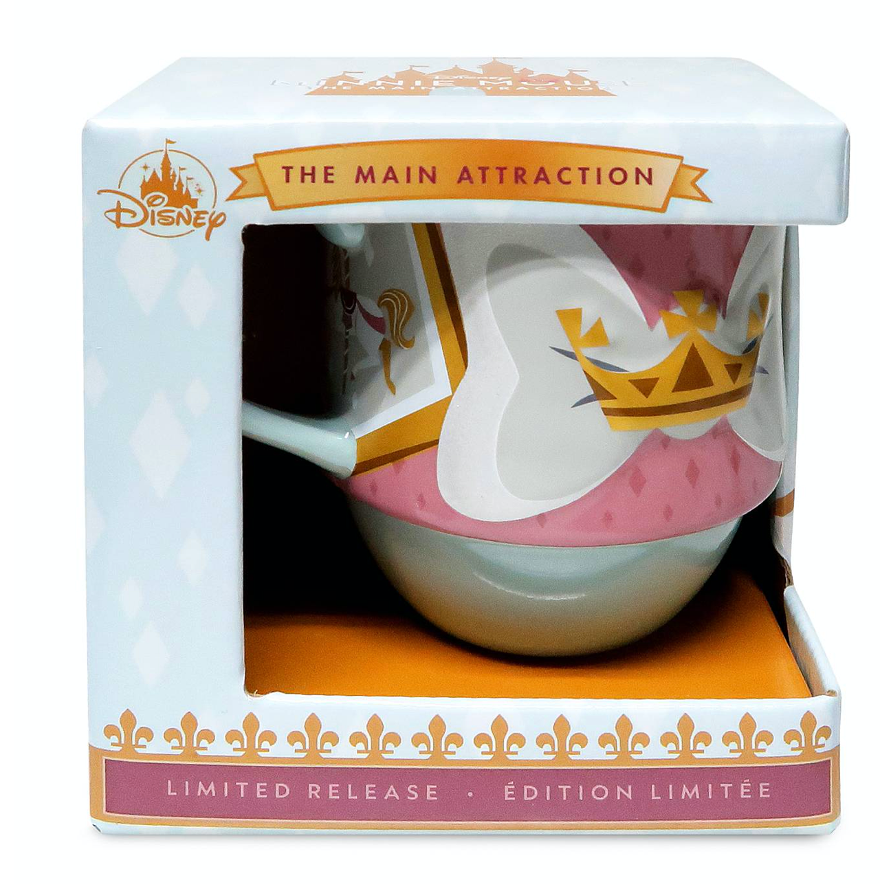 Disney Minnie The Main Attraction King Arthur Carrousel Mug New with Box