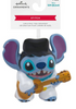 Hallmark Disney Lilo Stitch Rockstar Glass Christmas Ornament New With Tag