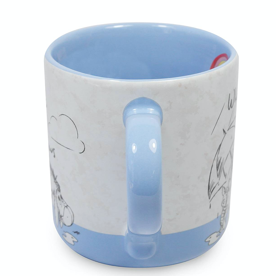 Disney Winnie and Friends When It Rain Look for Rainbows Ceramic Coffee Mug New