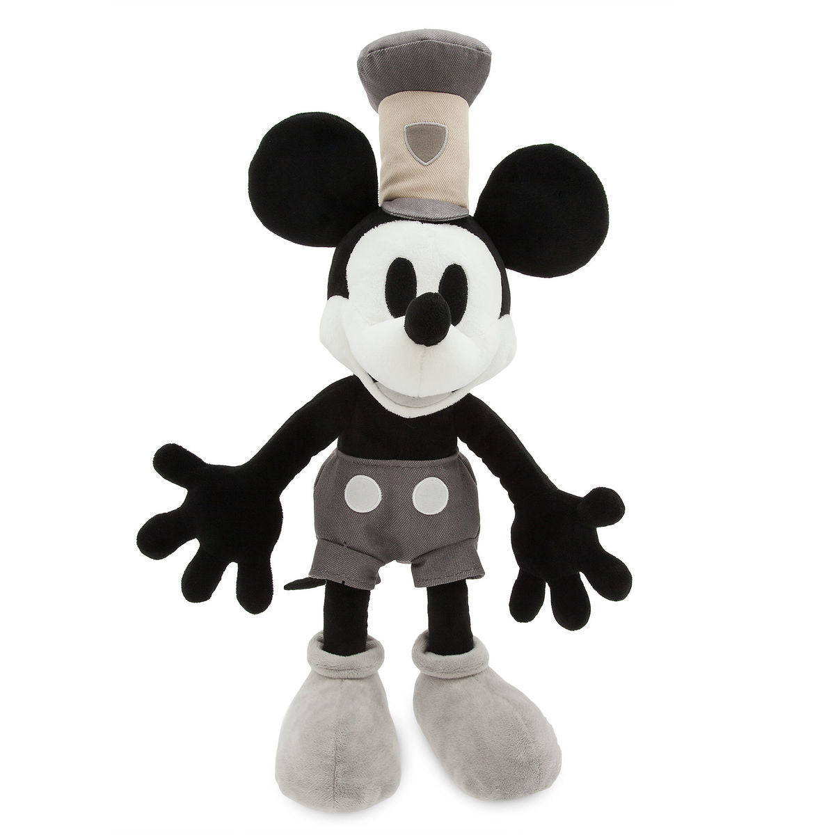 Disney Store Mickey Mouse Plush Steamboat Willie Medium Toy New With Tags