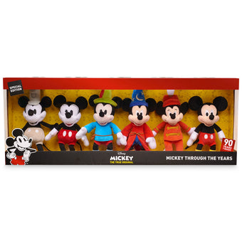 Disney Mickey The True Original Plush Set Mickey Through the Years Small New