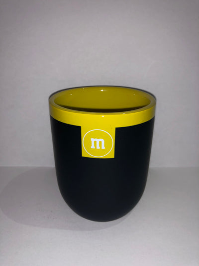 M&M's World Teacup Matte Yellow New