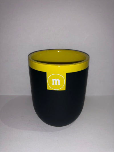 M&M's World Teacup Matte Yellow New