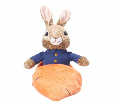 Peter Rabbit 2 Movie Easter Peter in Carrot Plush New with Tag