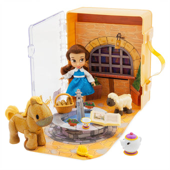 Disney Animators' Collection Belle Beauty and the Beast Mini Doll Play Set New