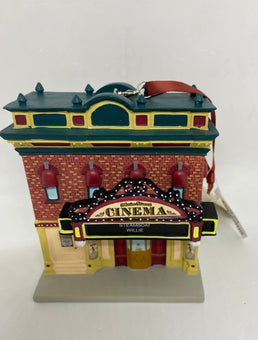 Disney Parks Main Street Cinema Ornament House Christmas Ornament New with Tag