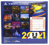 Disney Parks 2021 Walt Disney World 16 Month Wall Calendar New Sealed