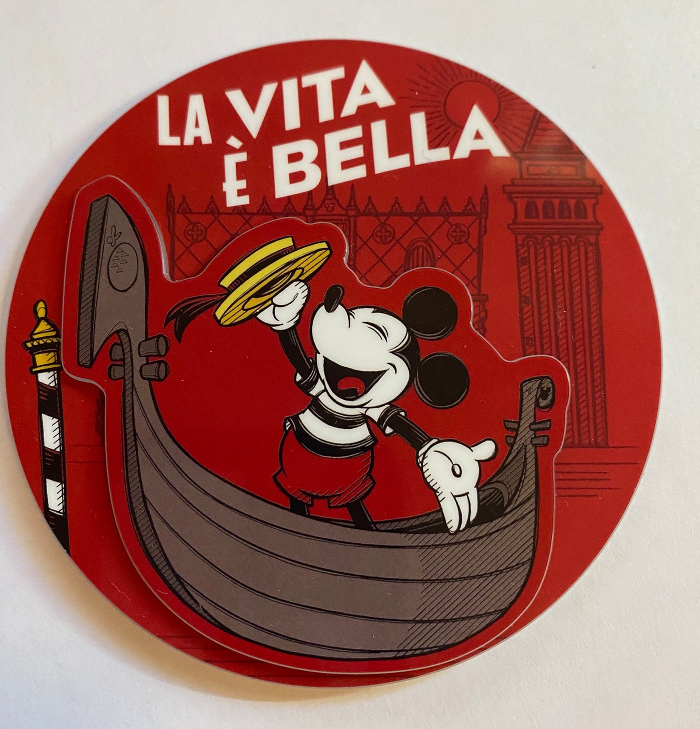Disney Parks Epcot Italy Pavilion Mickey La Vita e' Bella Magnet New
