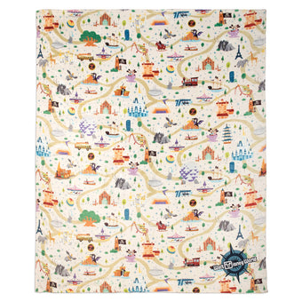 Disney Parks Mickey Mouse and Friends Throw Walt Disney World New with Tag