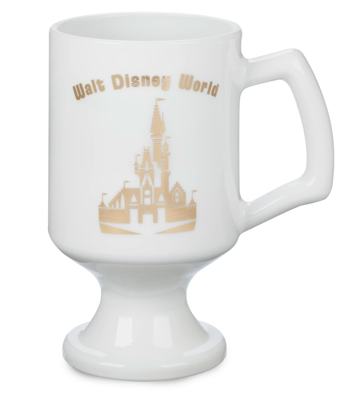 Disney Parks WDW 50th Magical Celebration Cinderella Castle Vault Footed Mug New