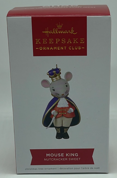 Hallmark 2022 Nutcracker Sweet Mouse King Exclusive Christmas Ornament New Box