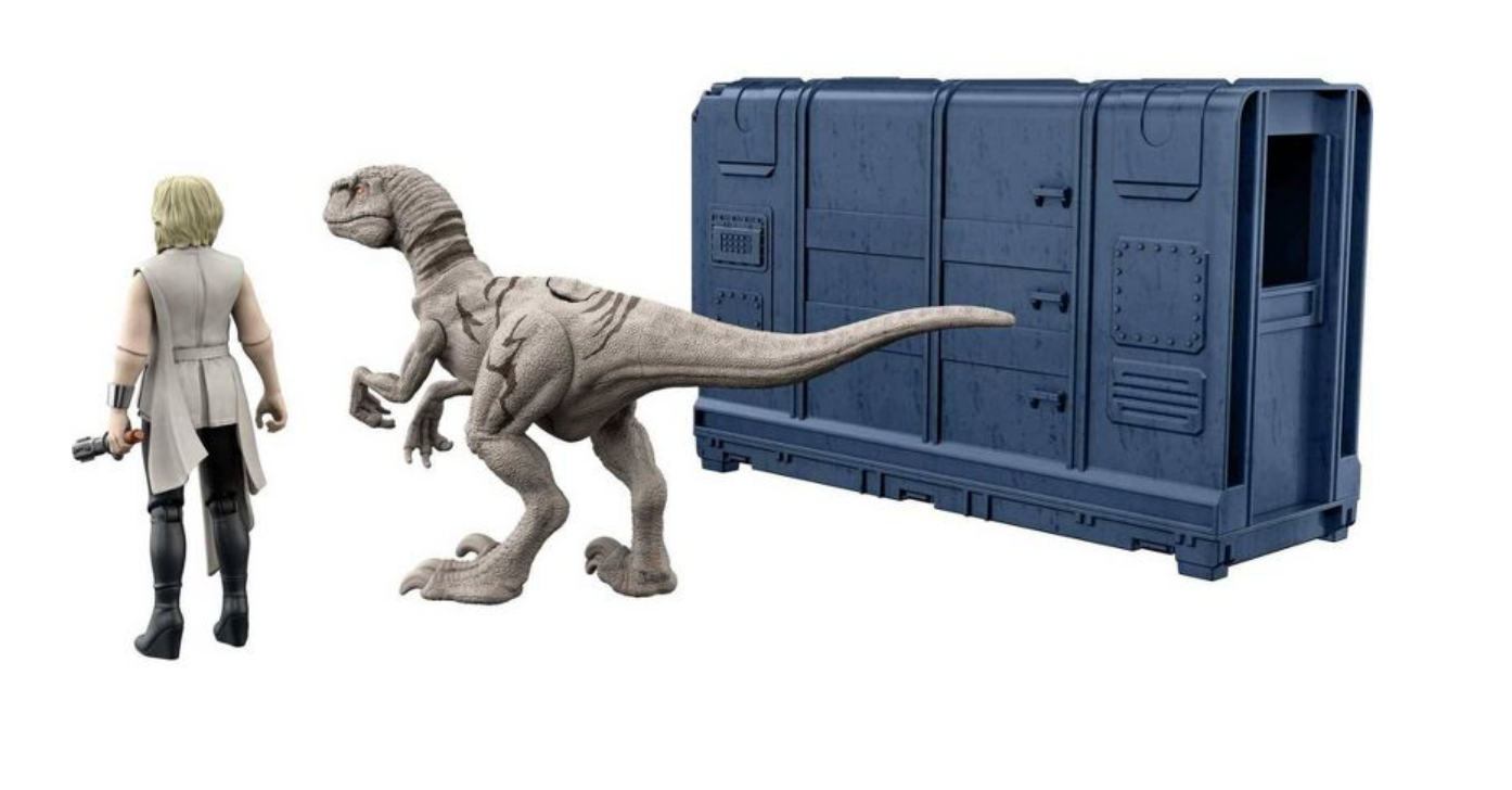 Jurassic World Dominion Release N Rampage Soyona & Atrociraptor Toy New With Box