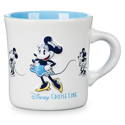 Disney Cruise Line Minnie Mouse Diner Coffee Mug New