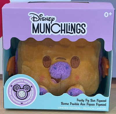 Disney Munchlings Festival of Arts 2023 Figment Fruity Fig Bar Plush New Box