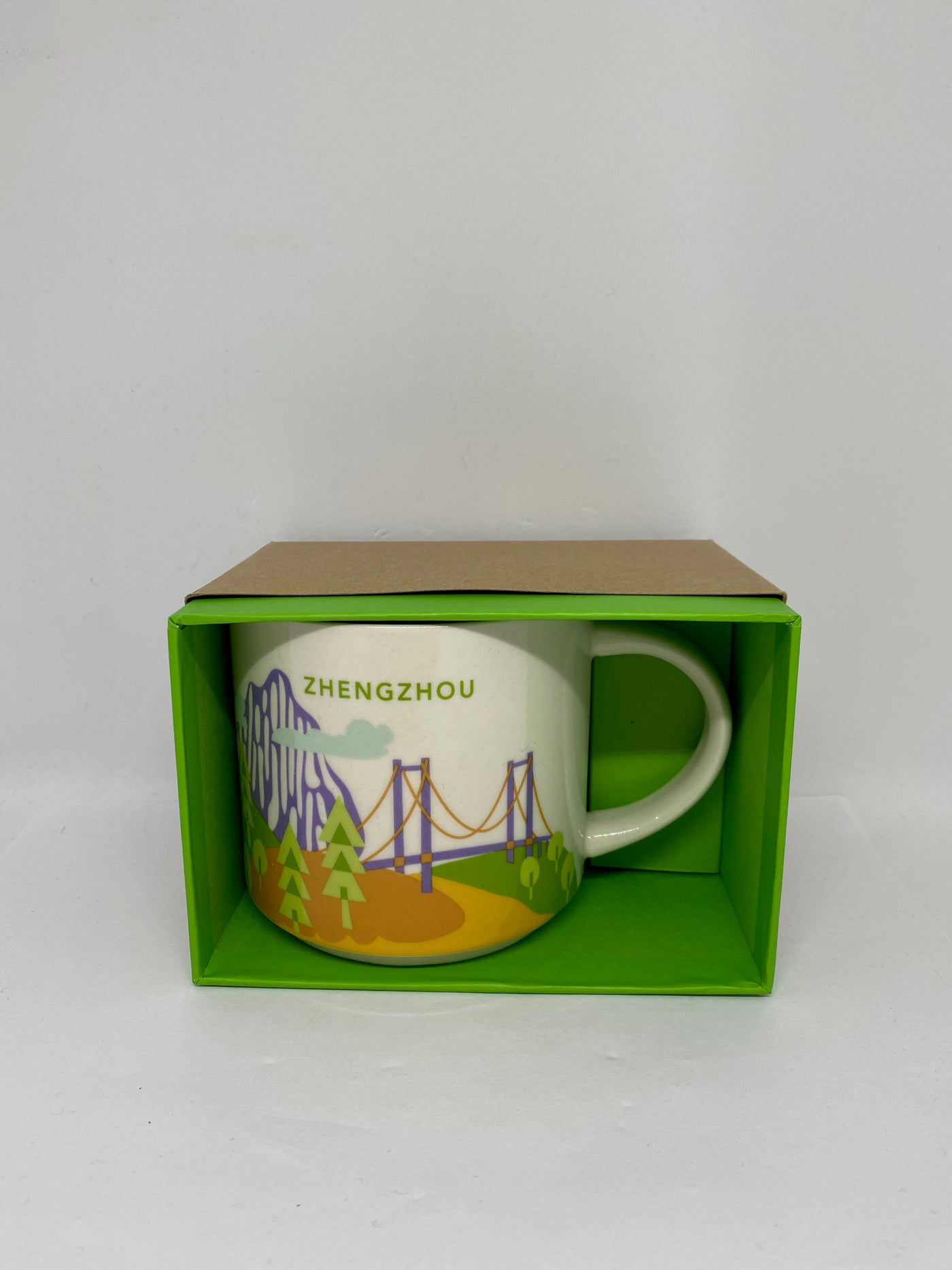 Starbucks You Are Here Collection Zhengzhou China Ceramic Coffee Mug New w Box