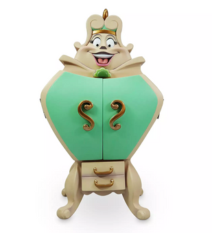 Disney Beauty and the Beast Madame De La Grande Bouche Wardrobe Jewelry Box New