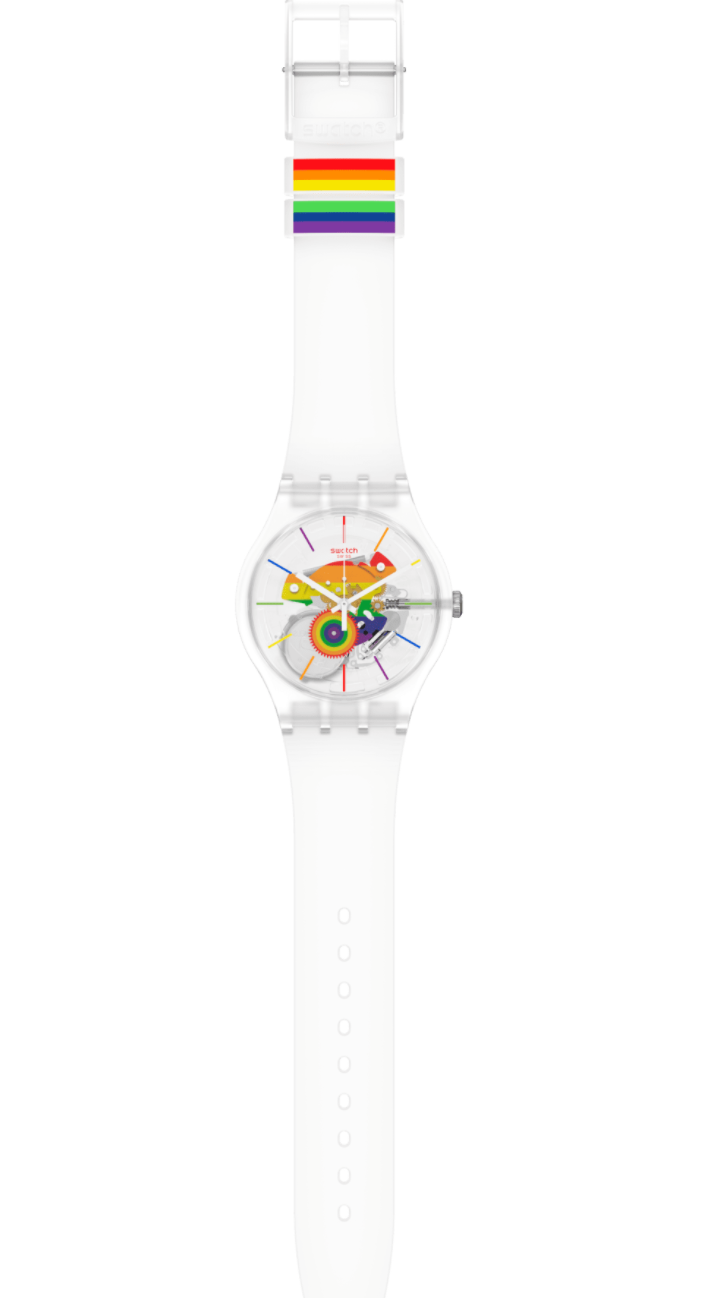 Swatch Rainbow Celebrating Life Since '83 Alla Parata Watch New with Case