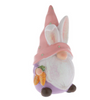 Hobby Lobby Easter Pink Gnome with Carrots Figurine New