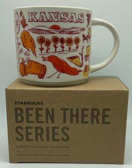 Starbucks Been There Series Kansas Ceramic Coffee Mug New with Box