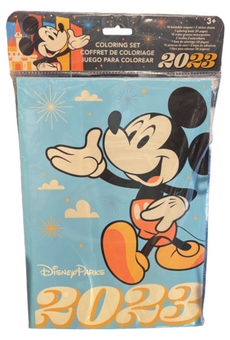 Disney Parks 2023 Mickey Mouse Coloring Set New With Tag